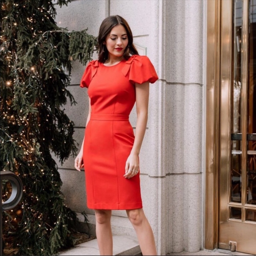 Rachel Parcell • NWT Red Bow Sheath Dress